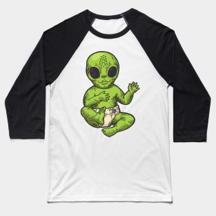 Alien Baby Baseball T-Shirt